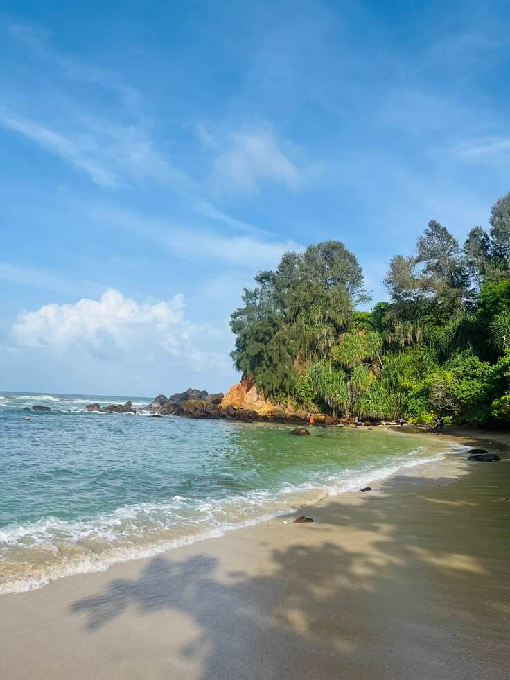 Tropical landscape in Ahangama
