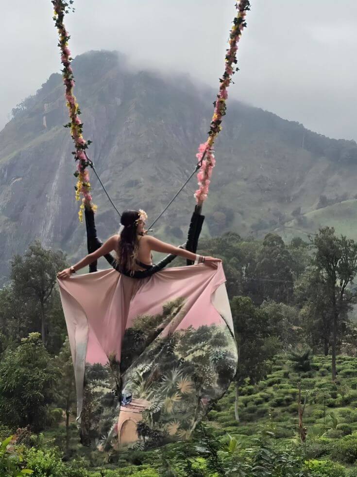 Ella mountain landscape in Sri Lanka