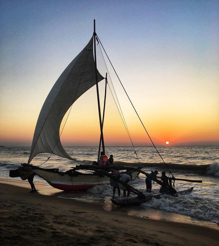 Negombo coastline
