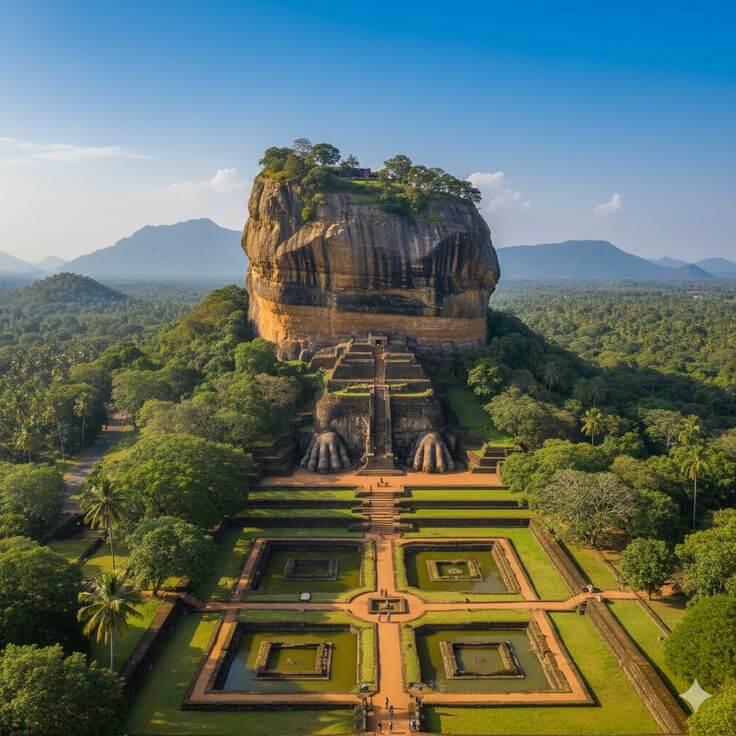 Water gardens around Sigiriya