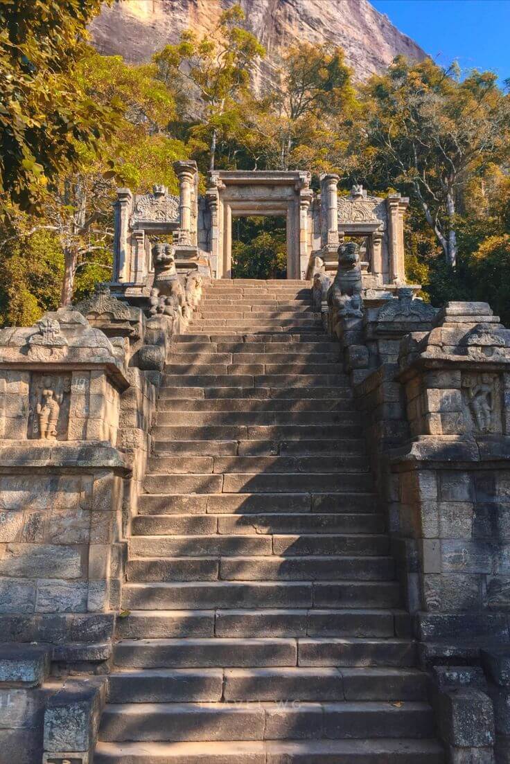 Ancient Sri Lankan temple and cultural landscape