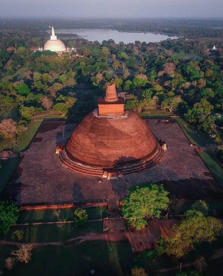 Ancient city of Anuradhapura in Sri Lanka