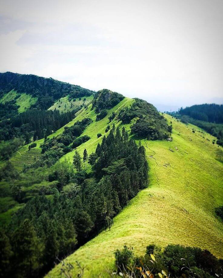 Peaceful mountain landscape in Ella