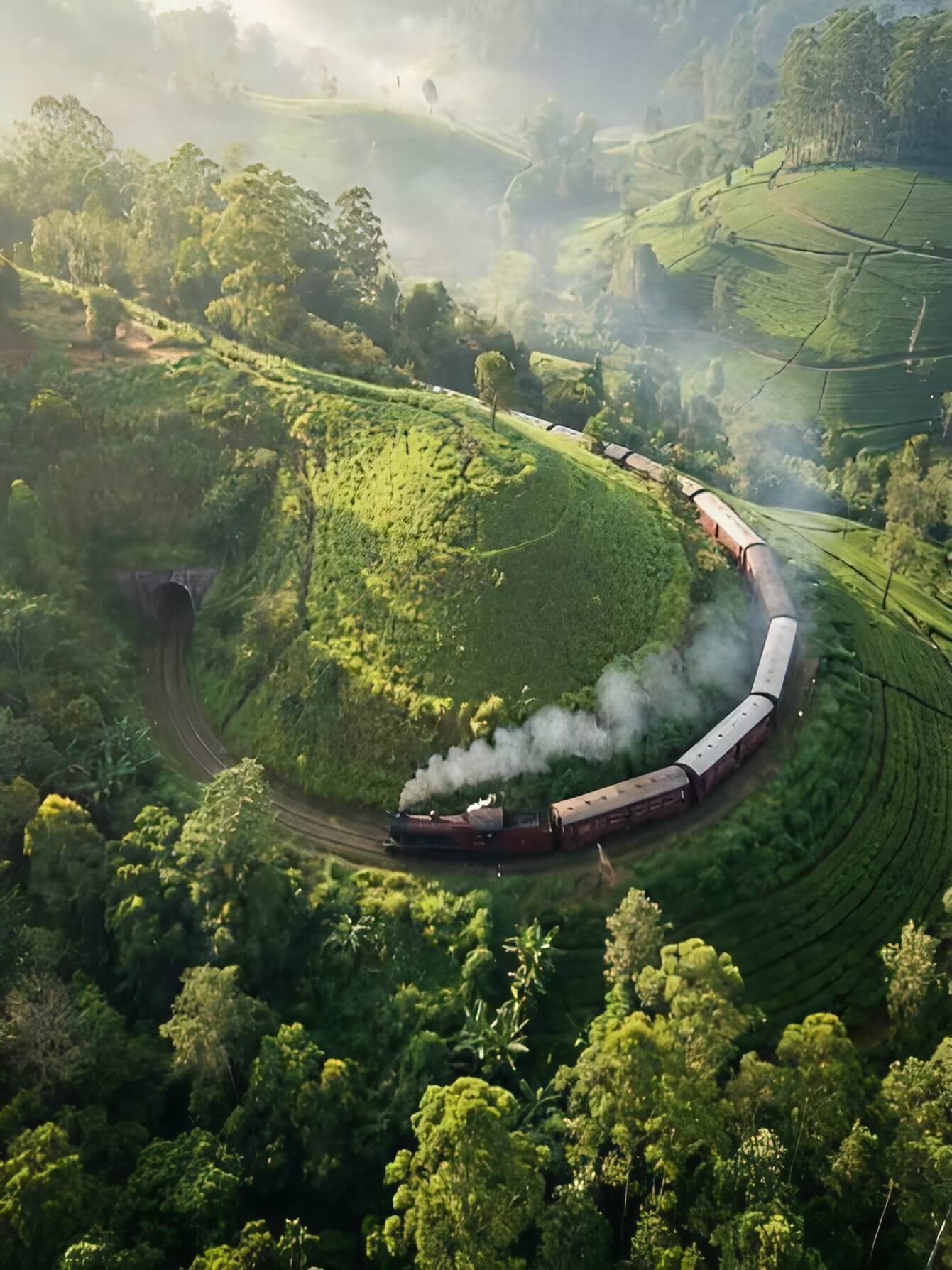 Sri Lanka scenic rail journey