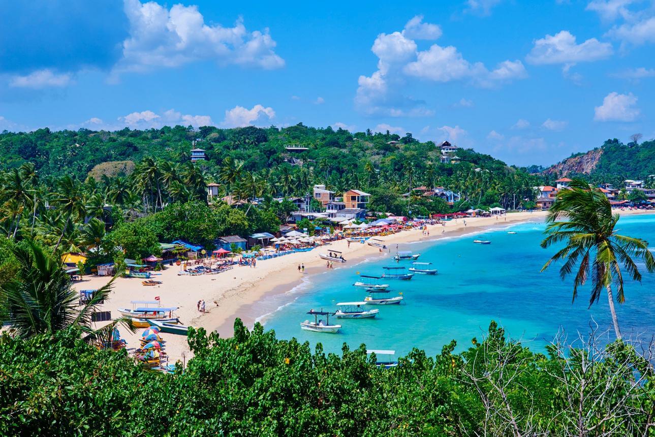 Sri Lankan southern coast in December