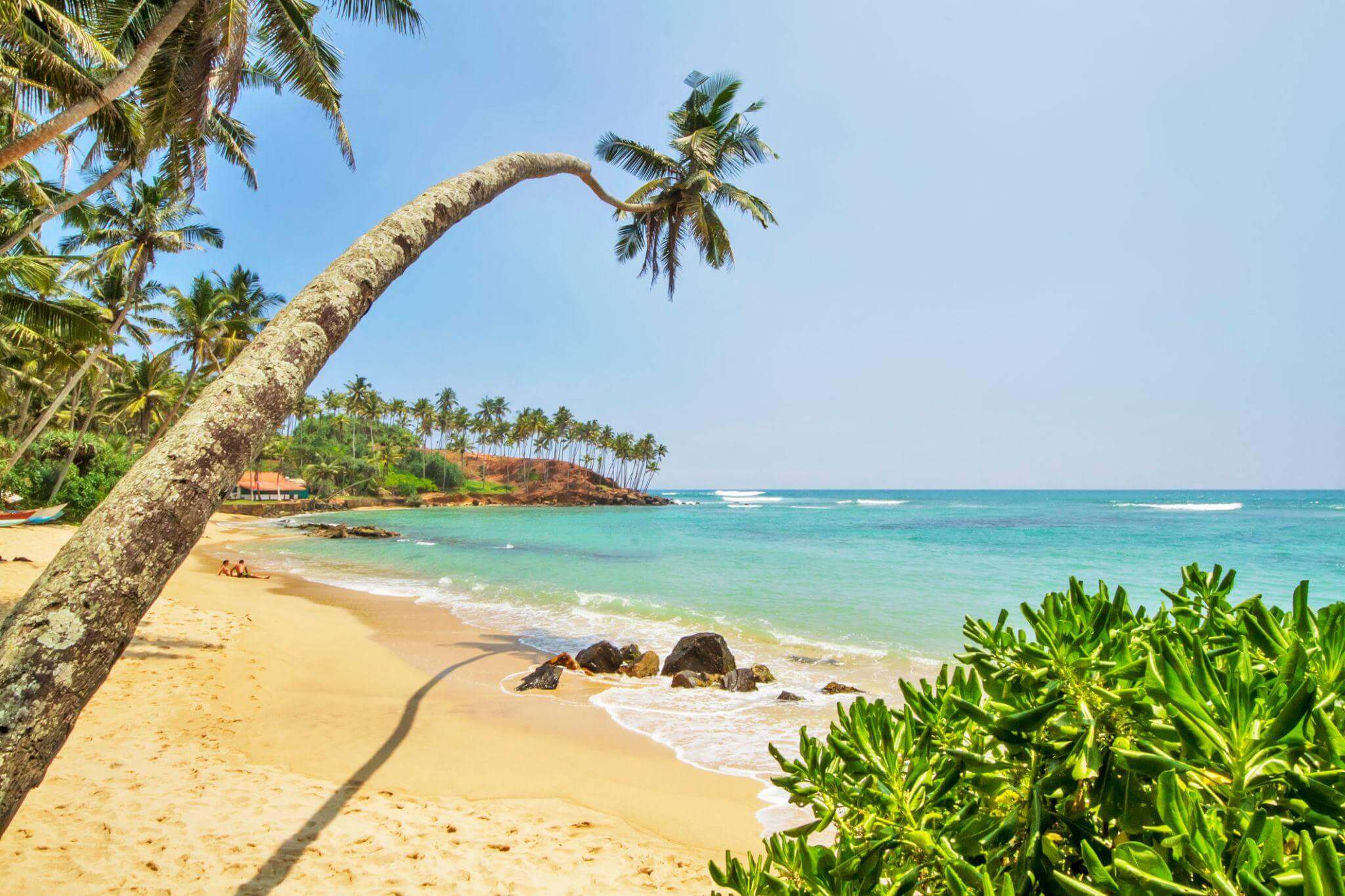 Sri Lanka beach in January