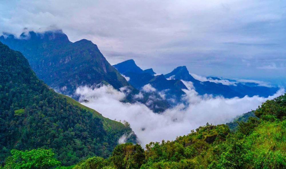 Ella mountains in Sri Lanka