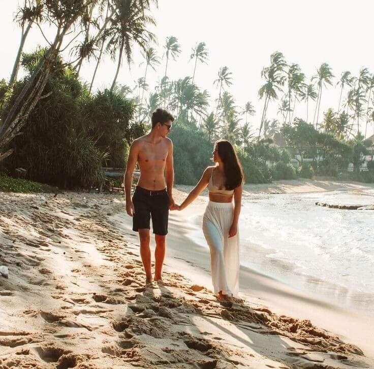Romantic beach honeymoon in Sri Lanka