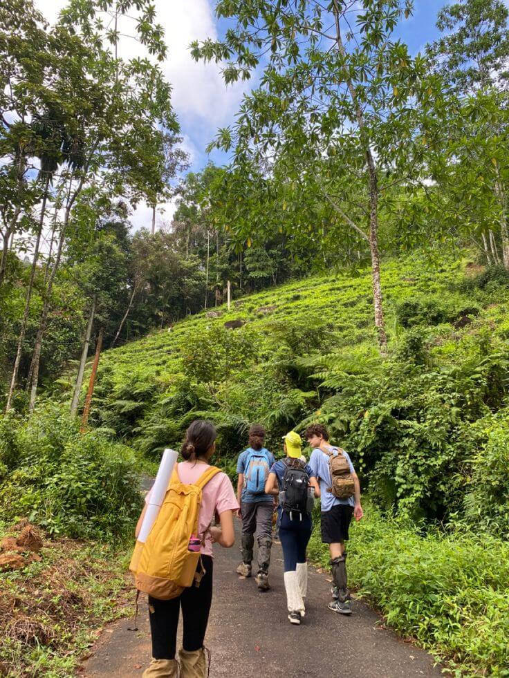Family enjoying a shared experience in Sri Lanka