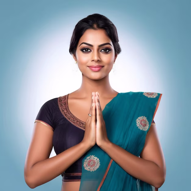 sri-lankan-young-woman-greeting-ayubowan-namaste-hand-
